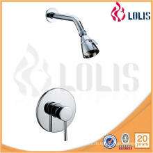 Baustoffe Luxus Chrom Messing verdeckte Dusche Wasserhahn Set